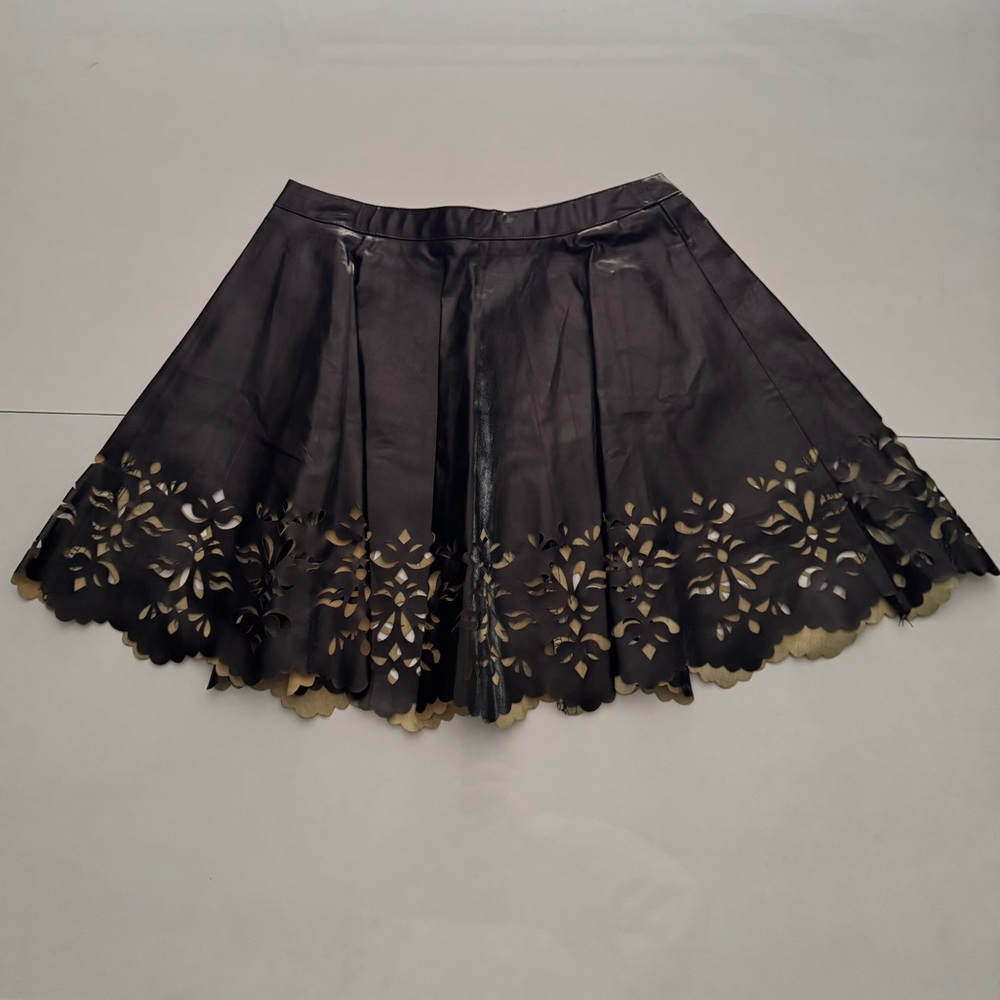 Missguided+ Black Embellished Skater Mini Skirt
